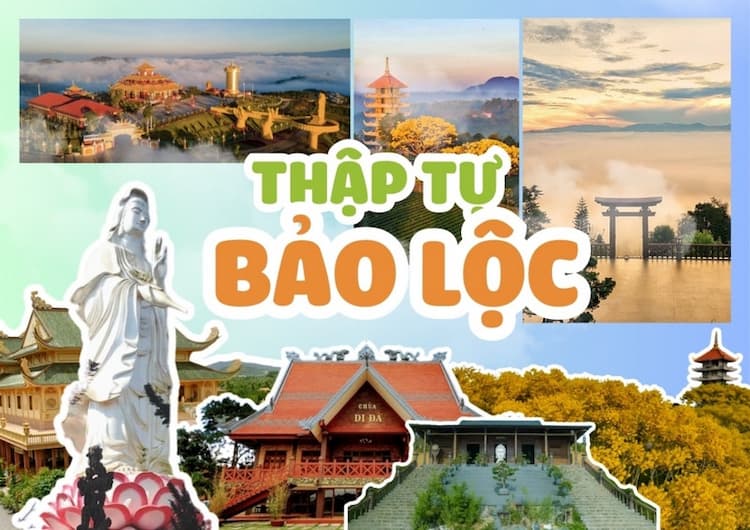 Tour hành hương: Thập Cảnh Tự Bảo Lộc 1 ngày 1 đêm từ TP.HCM - Du Xuân 2026