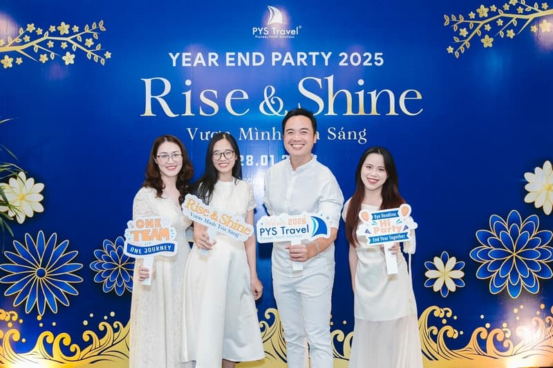 Year End Party 2025 - Rise & Shine: PYS Travel vươn mình tỏa sáng chào năm mới 2026