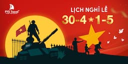 Ngày lễ 30/4 - 1/5 năm 2026 được nghỉ bao nhiêu ngày?