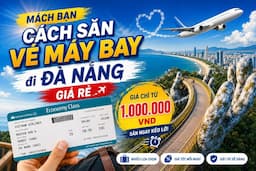 Mách bạn cách săn vé máy bay đi Đà Nẵng giá rẻ