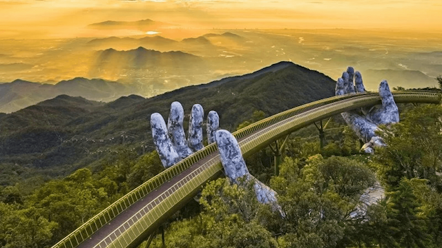 Cầu Vàng Đà Nẵng – Biểu tượng du lịch nổi tiếng khiến thế giới trầm trồ