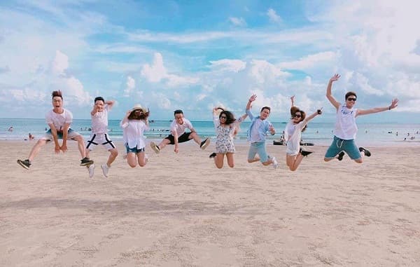 vui chơi biển