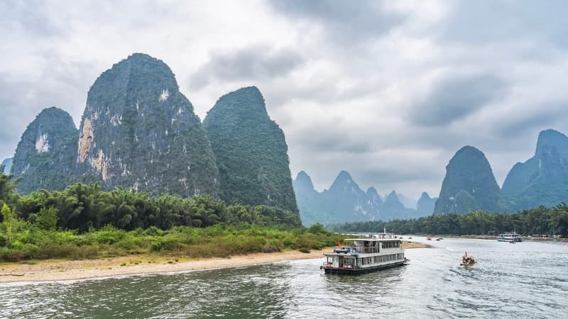 Cảnh đẹp Quế Lâm Dương Sóc sông Ly Giang