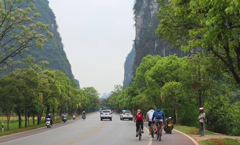 Trải nghiệm đạp xe tại Thập Lý Hoạ Lang Dương Sóc