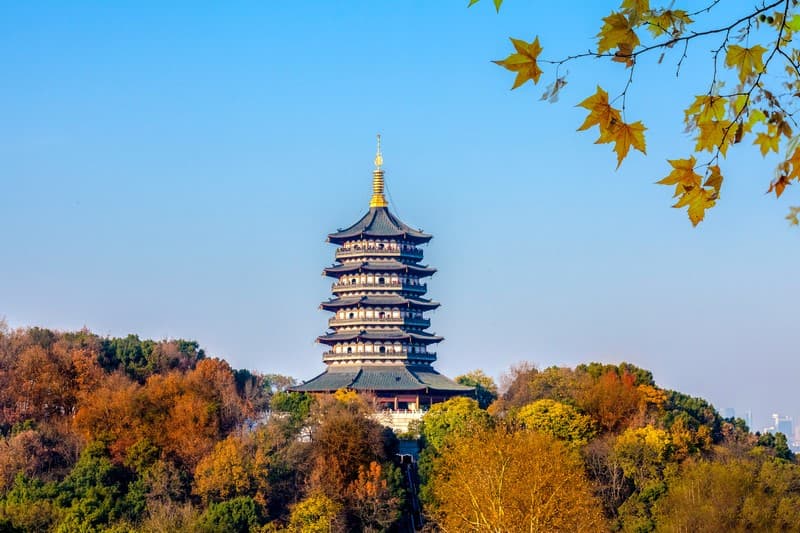 Tây Hồ Hàng Châu mùa thu vàng