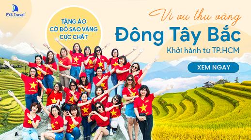 Chùm tour Đông Tây Bắc mùa thu từ TP.HCM