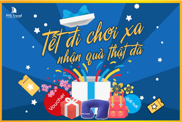 Du xuân Tết Kỉ Hợi 2019 - Lì xì đầu năm và tặng áo cờ đỏ checkin cực chất