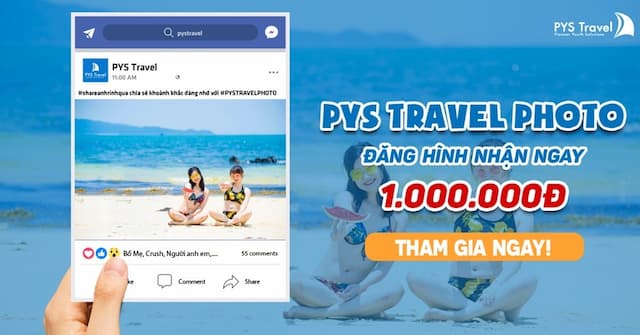 PYS Travel phát động sự kiện ‘Khoe ảnh rinh quà, hành trình cực đã’