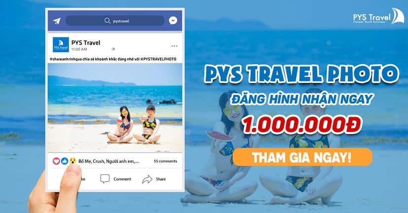 PYS Travel phát động sự kiện ‘Khoe ảnh rinh quà, hành trình cực đã’