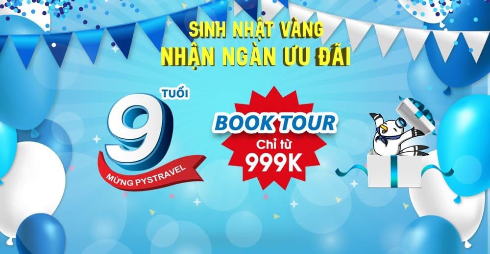 Khuyến mại lớn mừng sinh nhật PYS Travel 9 tuổi: Đại tiệc giảm giá tour Mộc Châu, Cô Tô