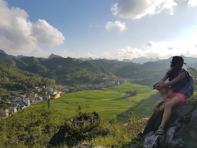 Đồn Cao, Hà Giang điểm ngắm thị trấn Đồng Văn từ trên cao tuyệt đẹp