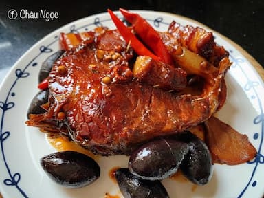 Cá trắm đen kho Nam Định - Nhớ món ngon của mẹ ăn cùng cơm trắng