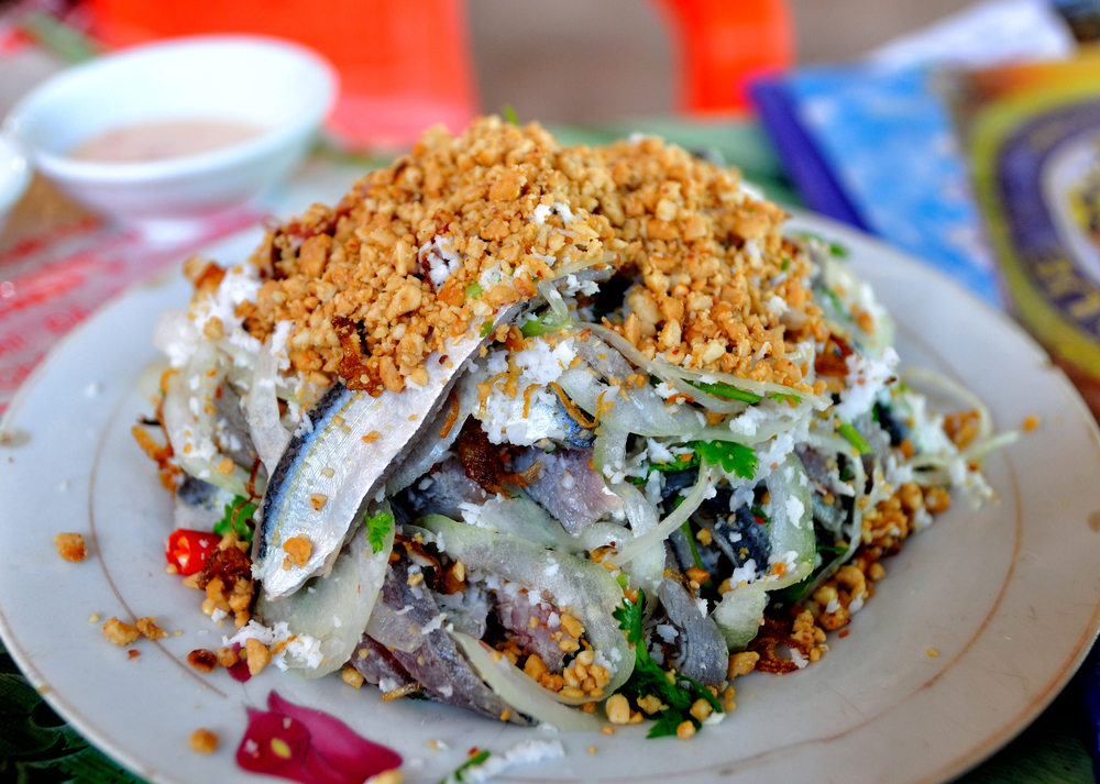 gỏi cá trích