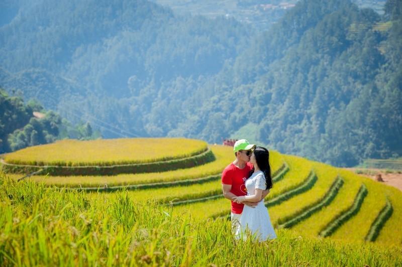 Từ tháng 9 là thời điểm lúa chín vàng ở Mù Cang Chải