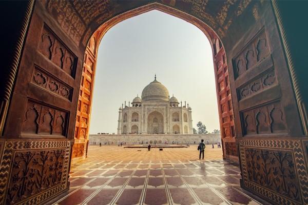 đền thờ Taj Mahal ở Ấn Độ