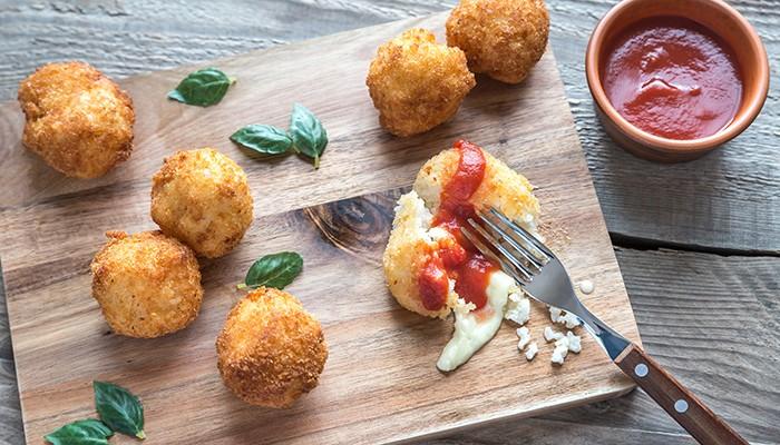 Món Cơm viên chiên Arancini