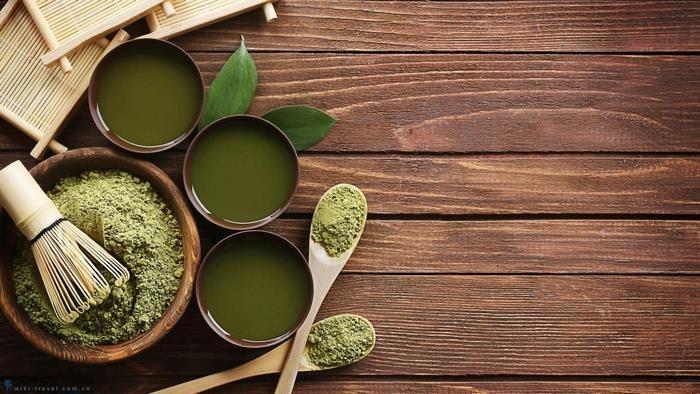 Nhật Bản nổi tiêng với trà làm từ matcha