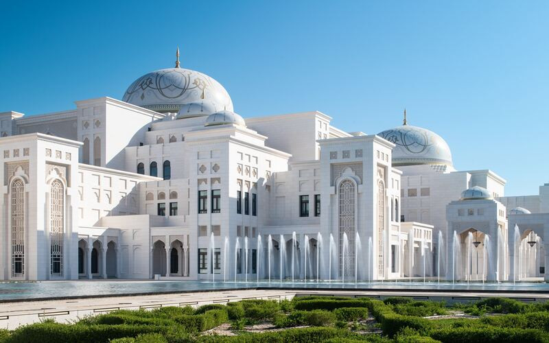 Dinh tổng thống tại thủ đô Abu Dhabi (UAE)- Qasr Al Watan