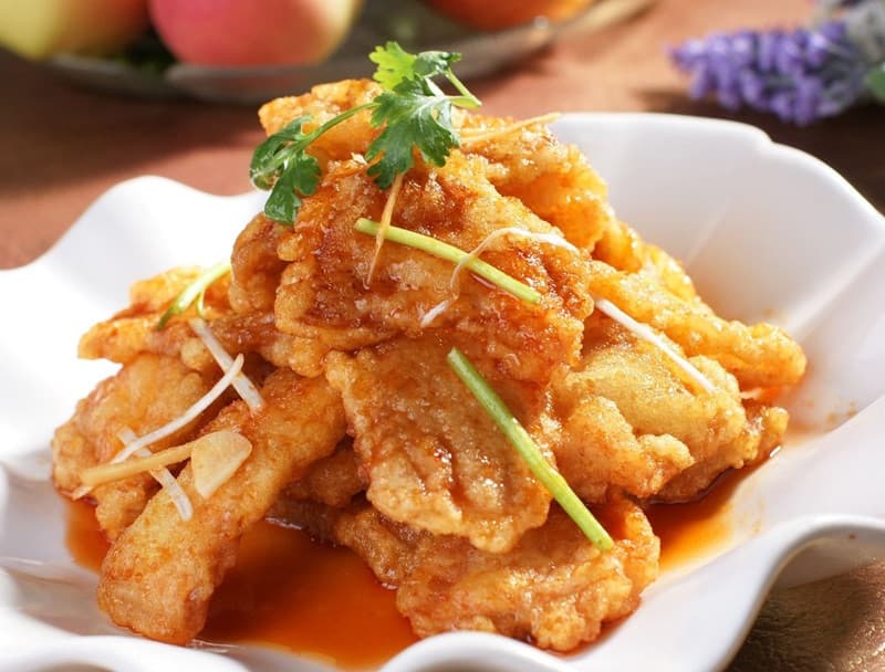 thịt heo chiên giòn