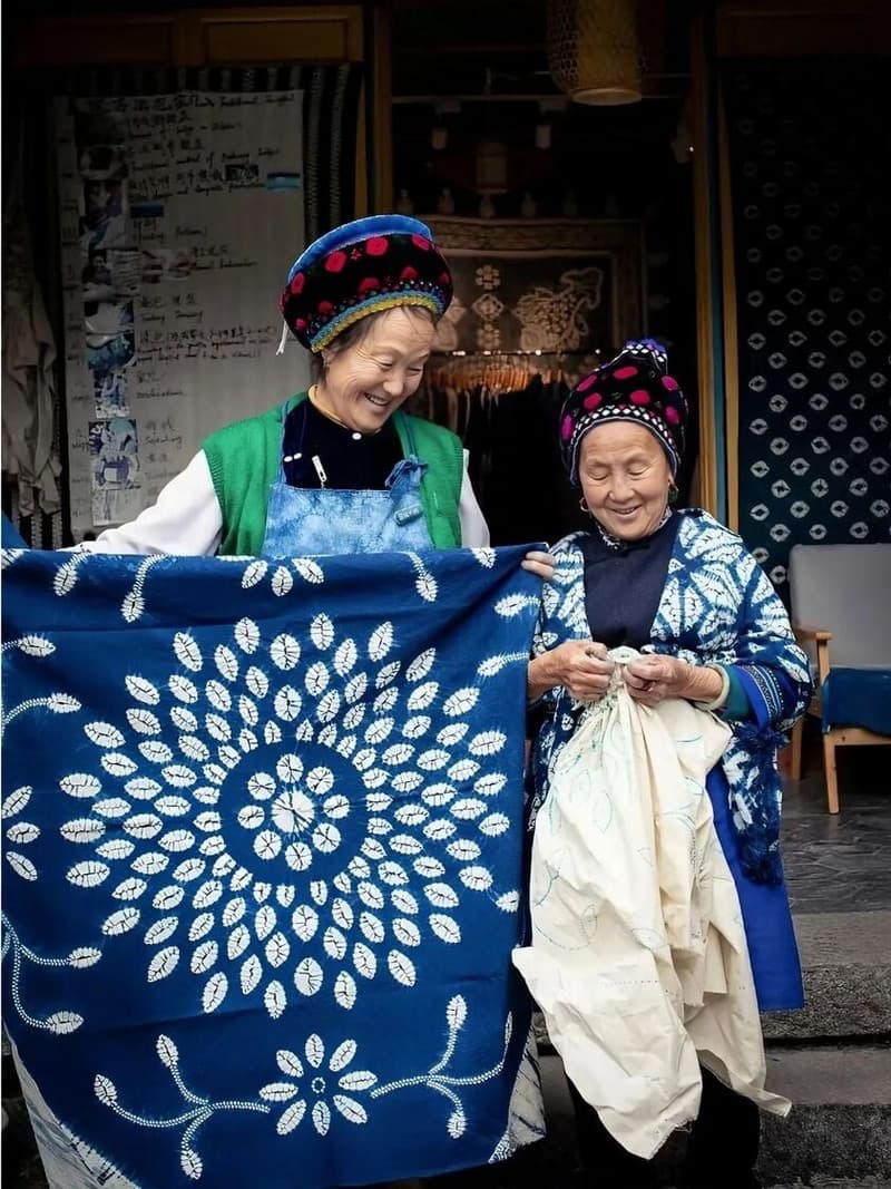 vải chàm ô trấn