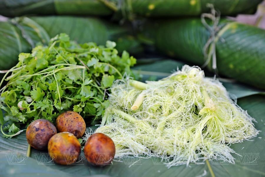 rau rừng và nộm thảo mộc Sapa