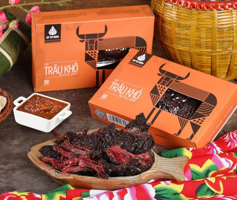 thịt trâu gác bếp sơn la