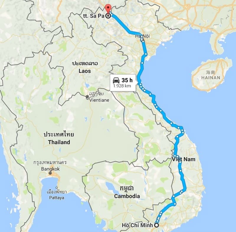 Thành phố Hồ Chí Minh đi Fansipan