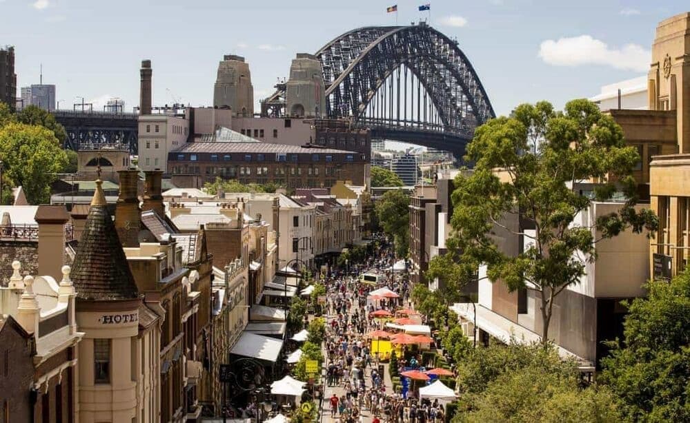 khu phố cổ the rocks