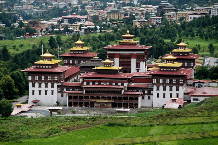 Pháo đài tu viện Wangdue Phodrang bhutan