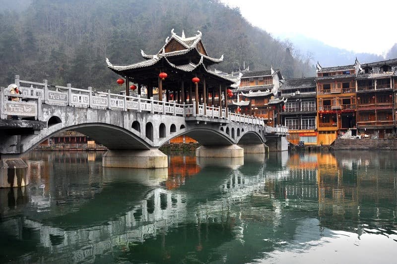 Ngỡ ngàng cổ trấn tịch mịch khi đông về
