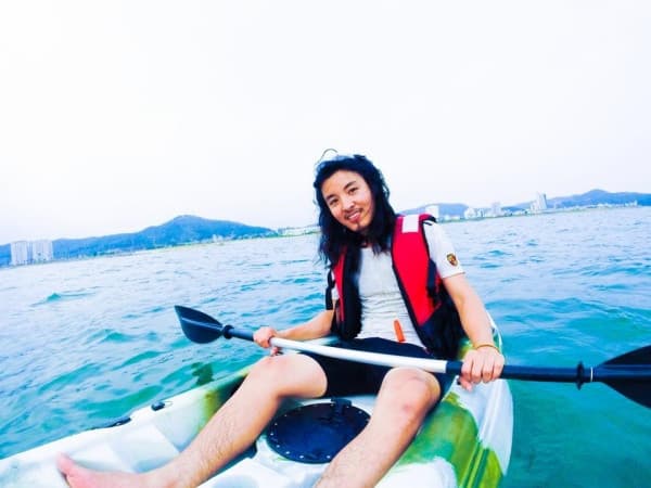 Chèo Kayak, cưỡi phao chuối