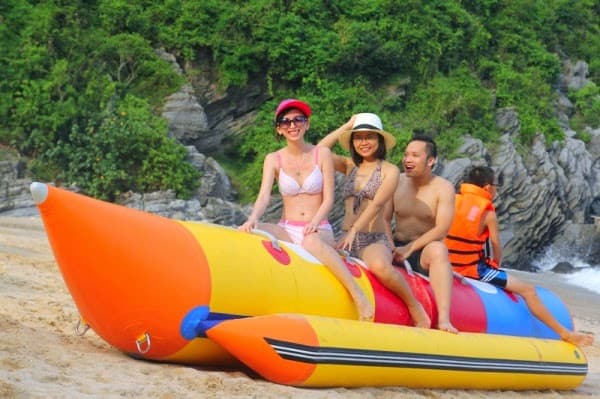 Chèo Kayak, cưỡi phao chuối