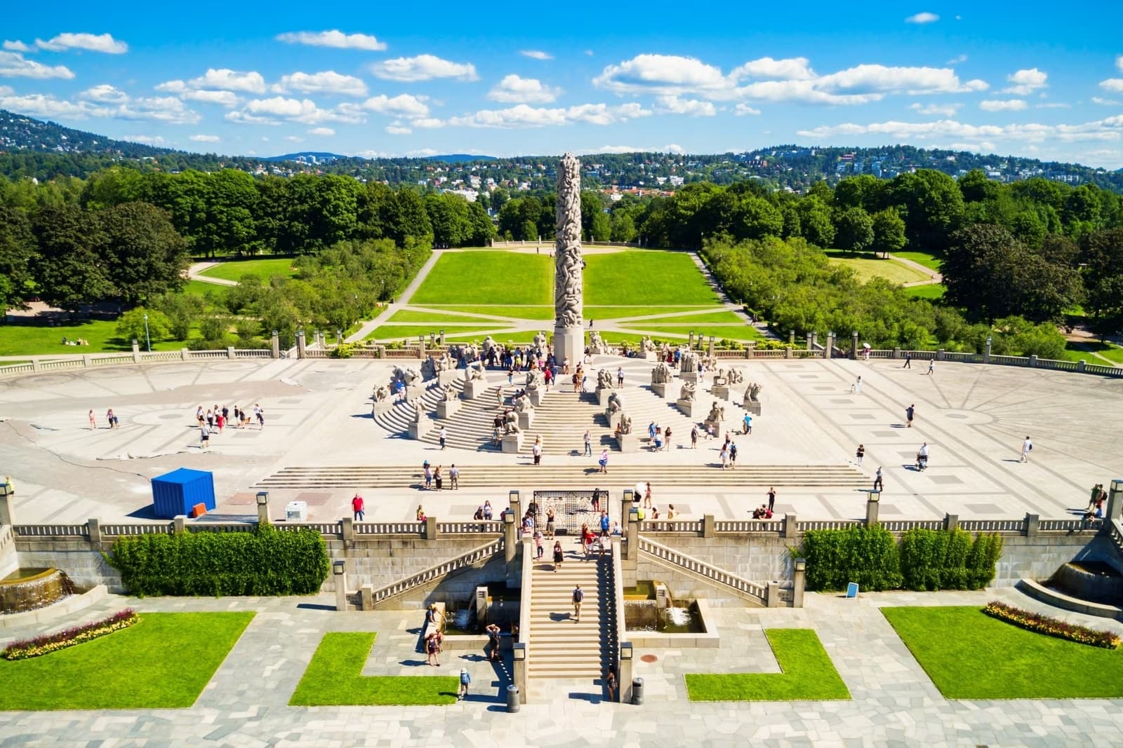 Công viên Vigeland Na Uy Công viên Vườn Tượng Vigeland tại Na Uy