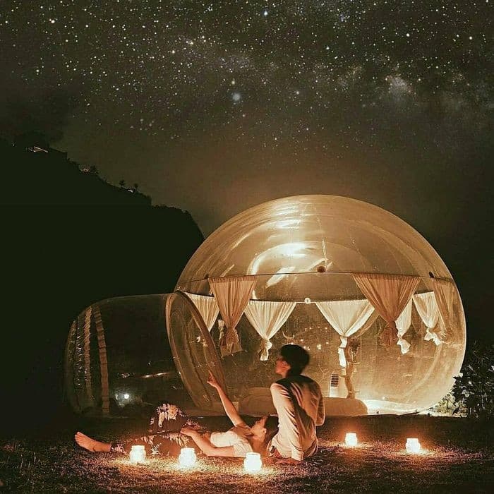 "Sống ảo" mê mệt với không gian độc đáo của khách sạn bong bóng Bali