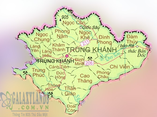 Bản đồ Trùng Khánh