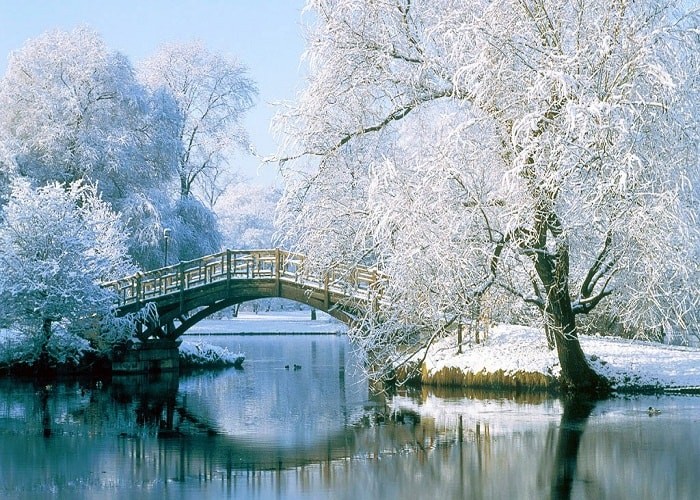Bắc Kinh vào đông thường có tuyết rơi
