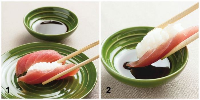 Sashimi và Sushi cũng có cách ăn riêng